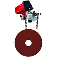 Einhell Afilador GC-CS 85 para cadenas de motosierra- 85 W- 220-240 V- color rojo y negro (ref. 4500089) &amp- 4500076 Disco…